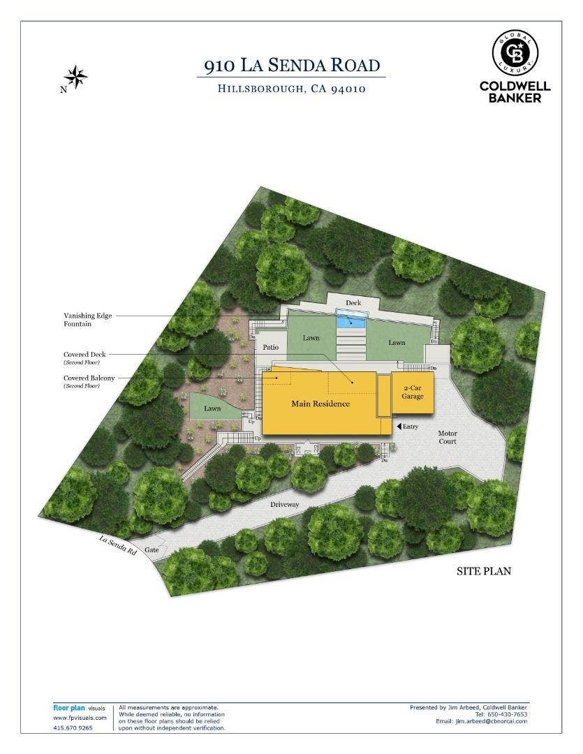910 La Senda Road, Hillsborough, CA 94010