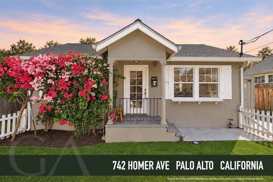 Property photo for 742 Homer Avenue, Palo Alto, CA