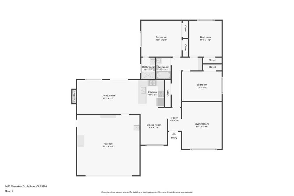 1485 Cherokee Drive, Salinas, CA 93906 1485 Cherokee Drive, Salinas, CA 93906
