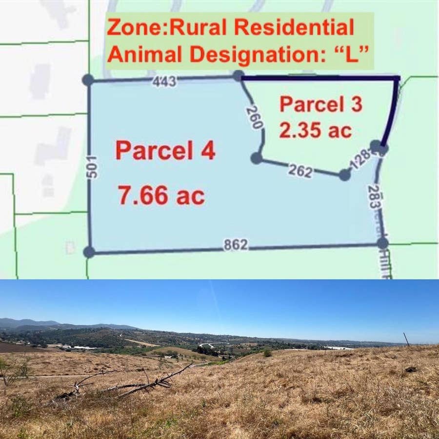 Property photo for Emerald Hill Road, Bonsall, CA