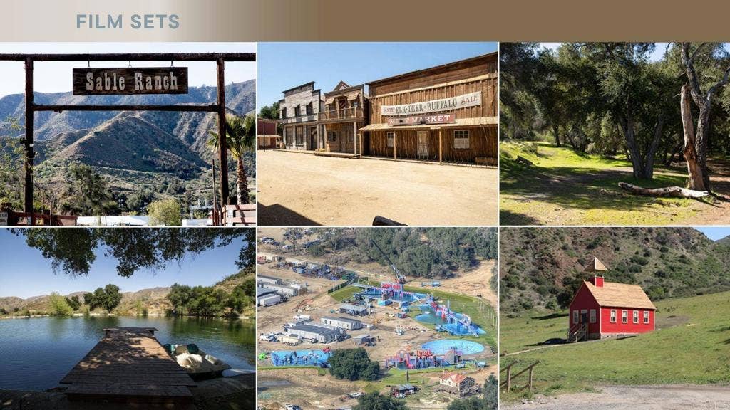 25933 Sand Canyon Road, Santa Clarita, CA 91387 Just A Few of the Movie Sets