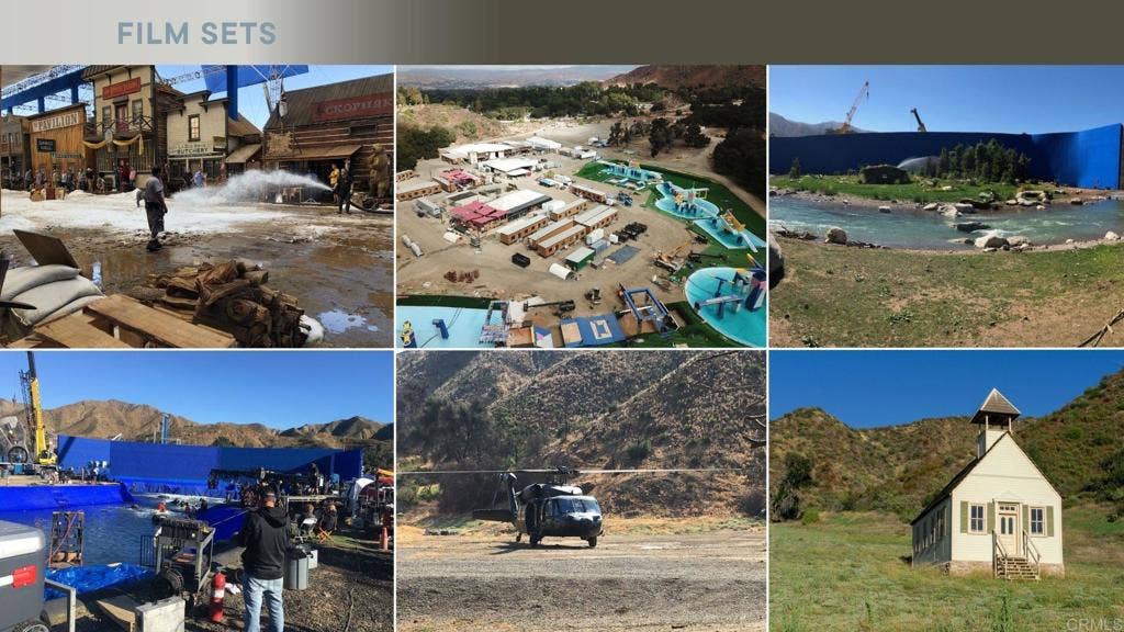 25933 Sand Canyon Road, Santa Clarita, CA 91387 Just a Few of the Movie Sets