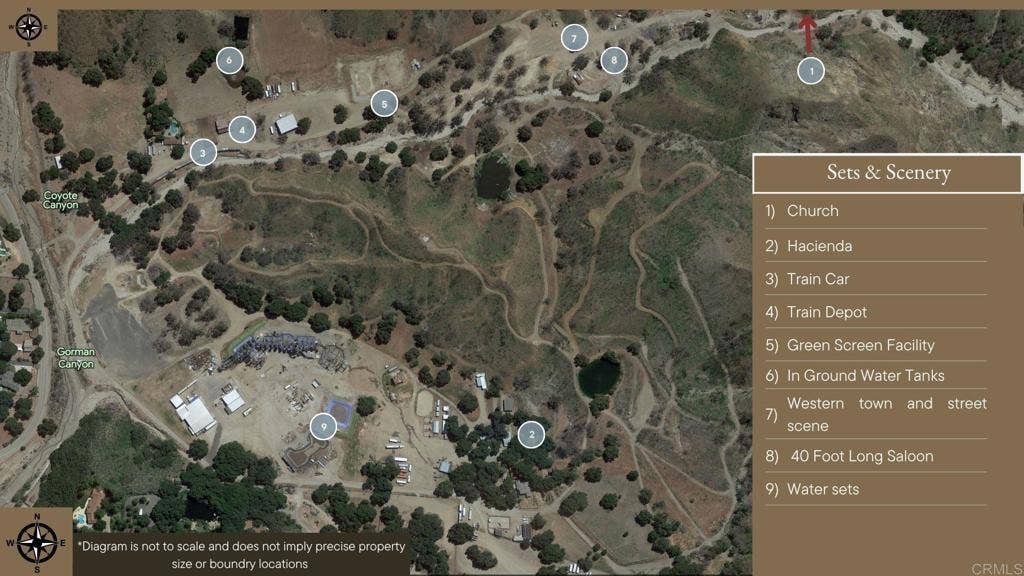 25933 Sand Canyon Road, Santa Clarita, CA 91387 Sets and Scenery