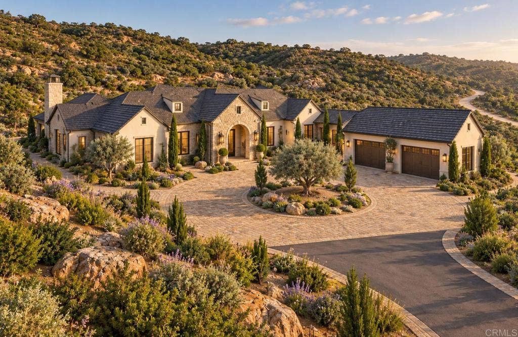0 Aspen Drive, Fallbrook, CA 92028 Rendering - French Country Estate