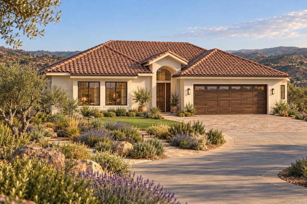 0 Aspen Drive, Fallbrook, CA 92028 Rendering - Mediterranean Front