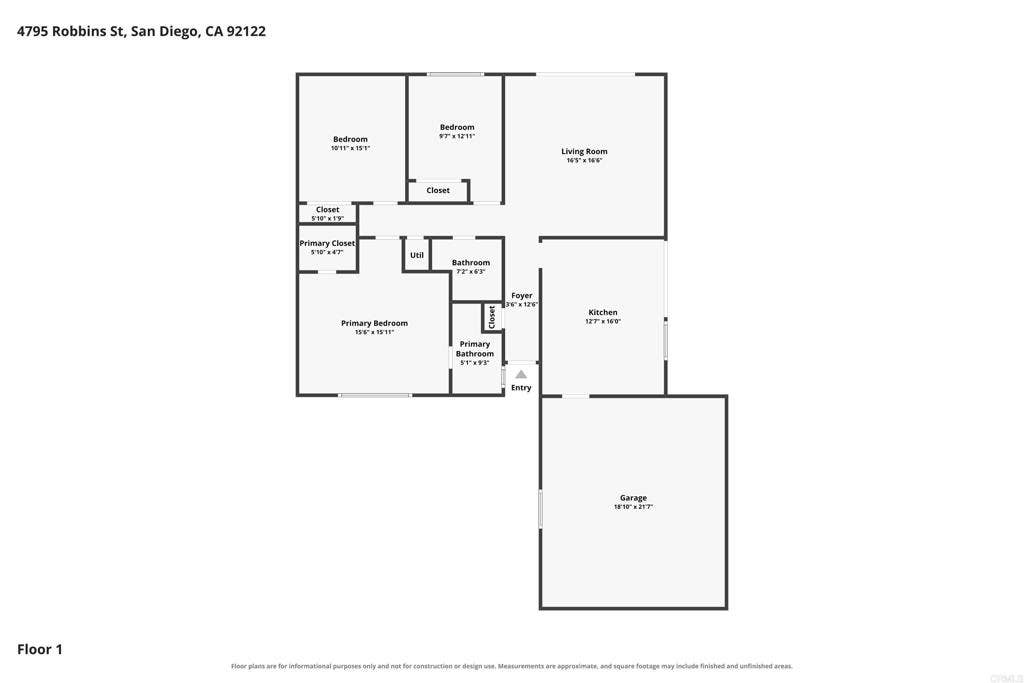 4795 Robbins St, San Diego, CA 92122