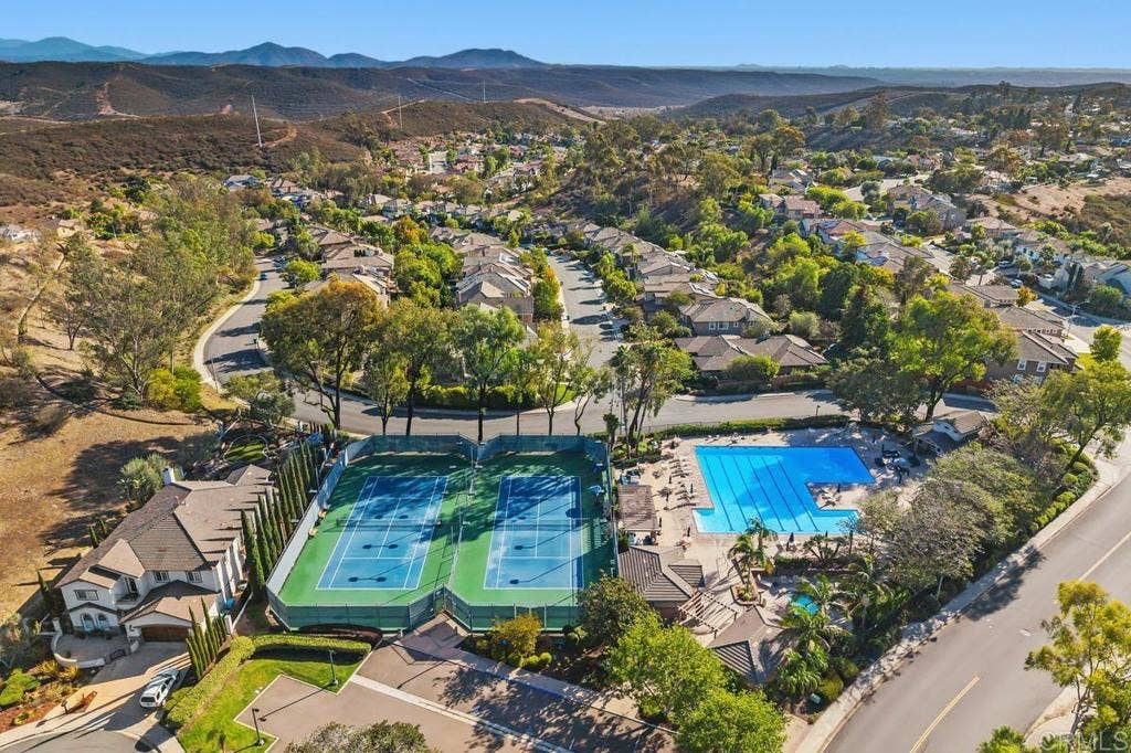 12755 Fairbrook Rd, San Diego, CA 92131 Aerial view of the private recreational facility