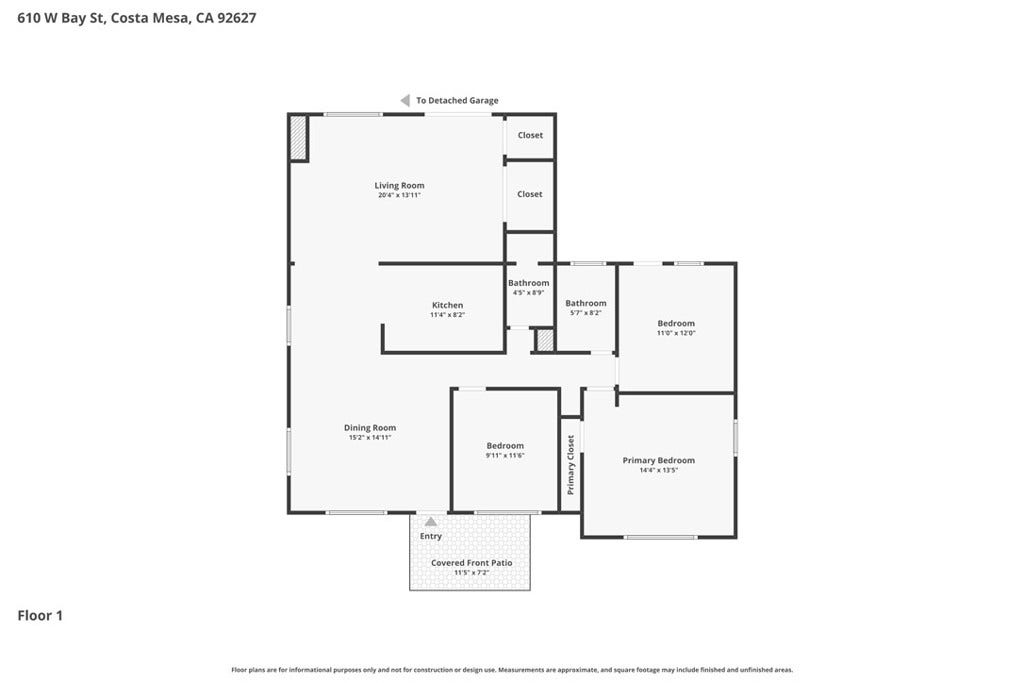 610 W Bay Street, Costa Mesa, CA 92627