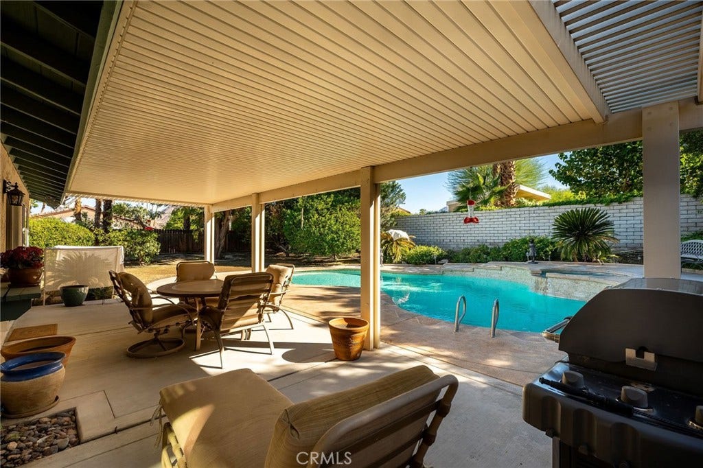 73499 Haystack Road, Palm Desert, CA 92260 Covered patio area