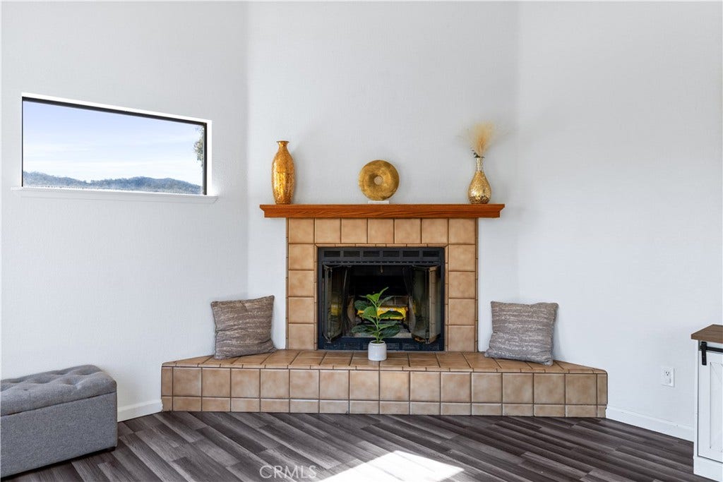 4621 Ibis, Paso Robles, CA 93446 fireplace in living room wood burning