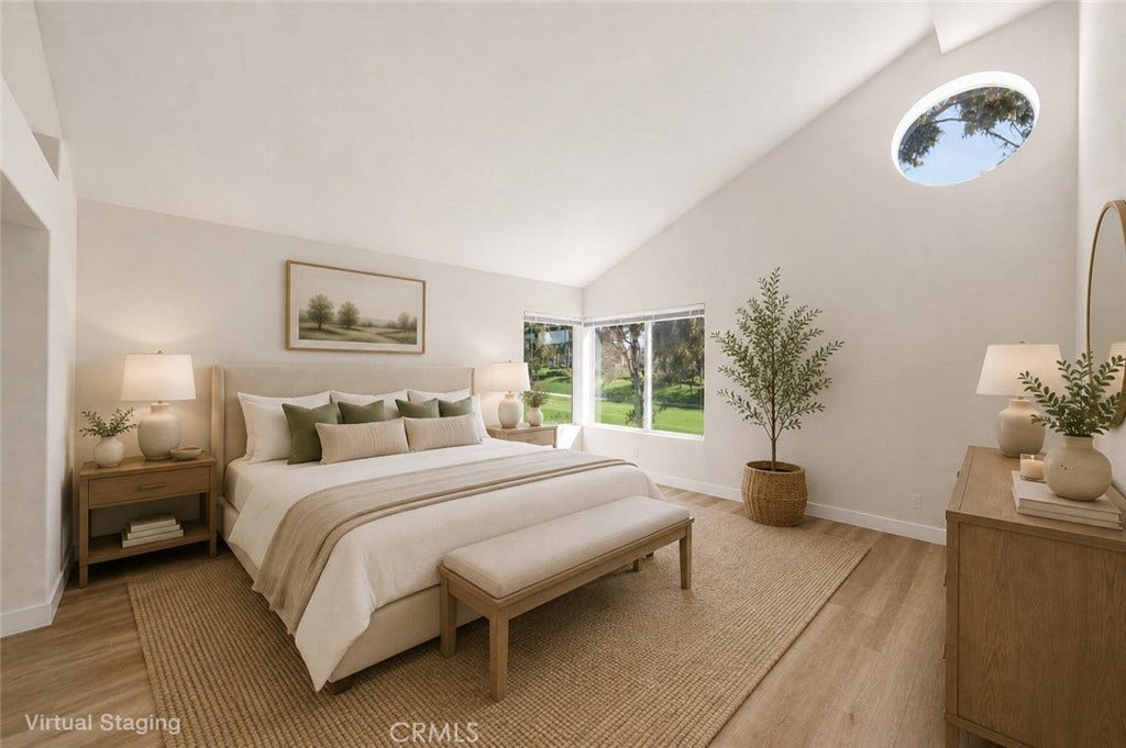 34 Reata, Rancho Santa Margarita, CA 92688 Virtual Staging Main Bedroom