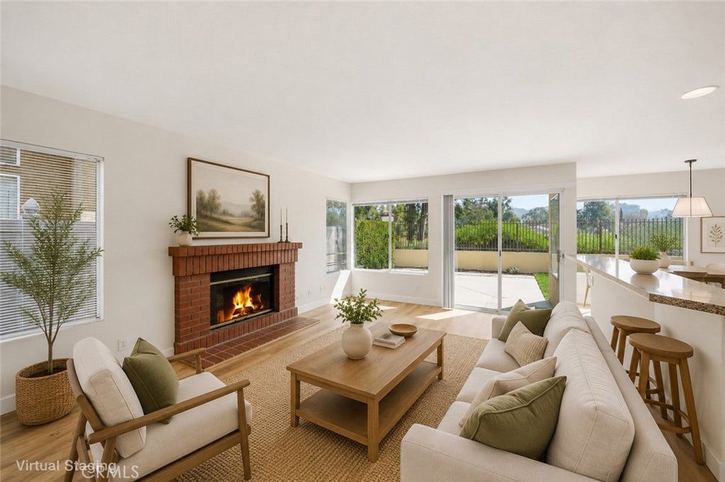 34 Reata, Rancho Santa Margarita, CA 92688 Virtual Staging Family Room