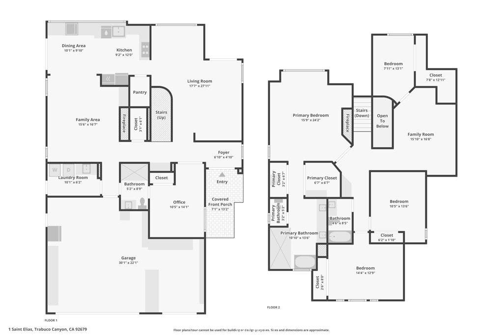 1 Saint Elias, Rancho Santa Margarita, CA 92679 Floor Plan