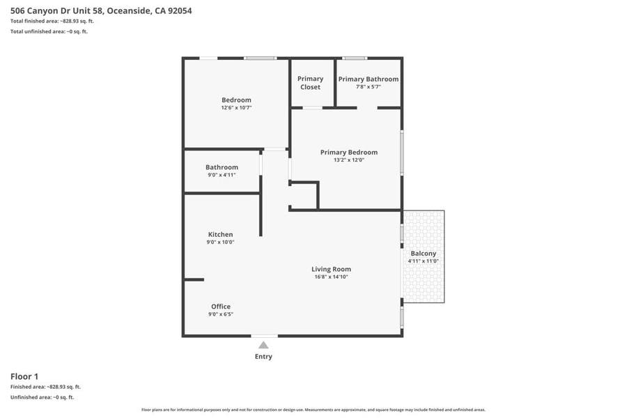 Property photo for 506 Canyon Drive, #58, Oceanside, CA
