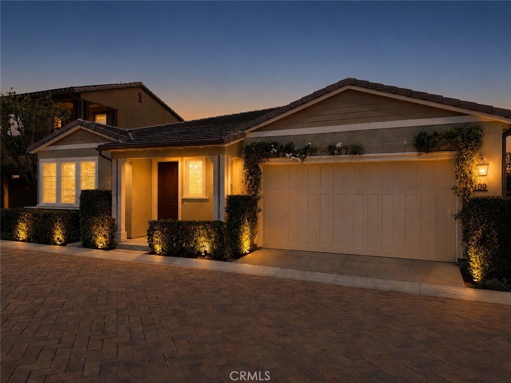 109 Cerrero Court, Rancho Mission Viejo, CA 92694 Edited for twilight using AI
