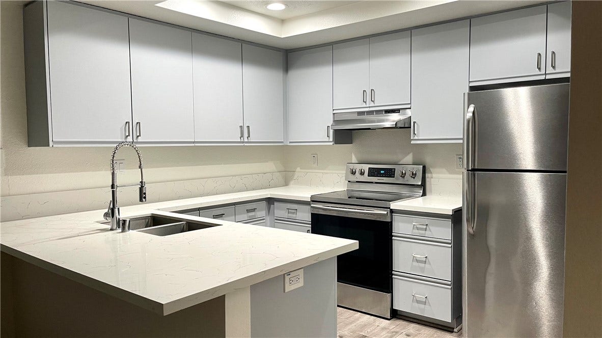 Kitchen with Stainless appliances