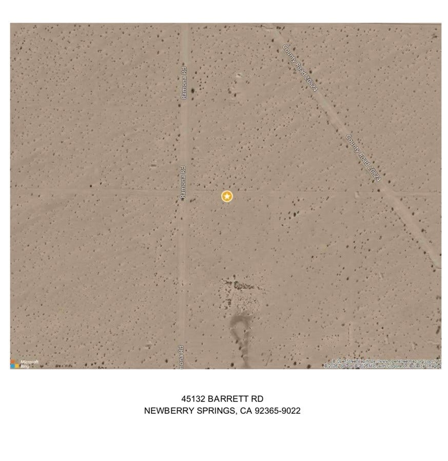 Property photo for 45132 BARRETT RD, Newberry Springs, CA