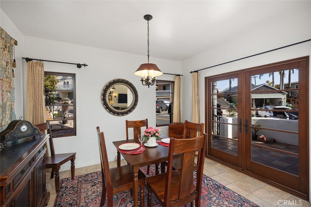 240 Avenida Rosa, #B, San Clemente, CA 92672 Dining area.
