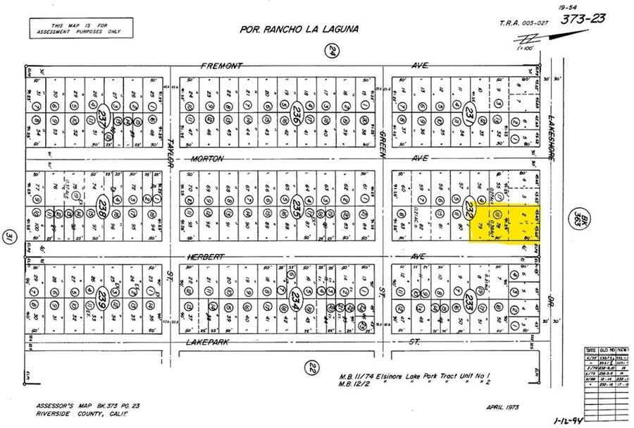 Property photo for 0 E. Lakeshore Drive, Lake Elsinore, CA
