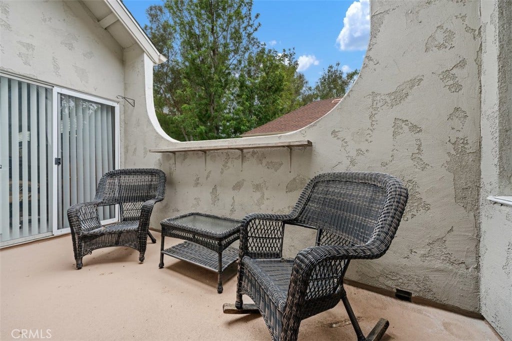 23638 Kingdon Court, #88, Laguna Niguel, CA 92677 Upstairs Patio/Balcony