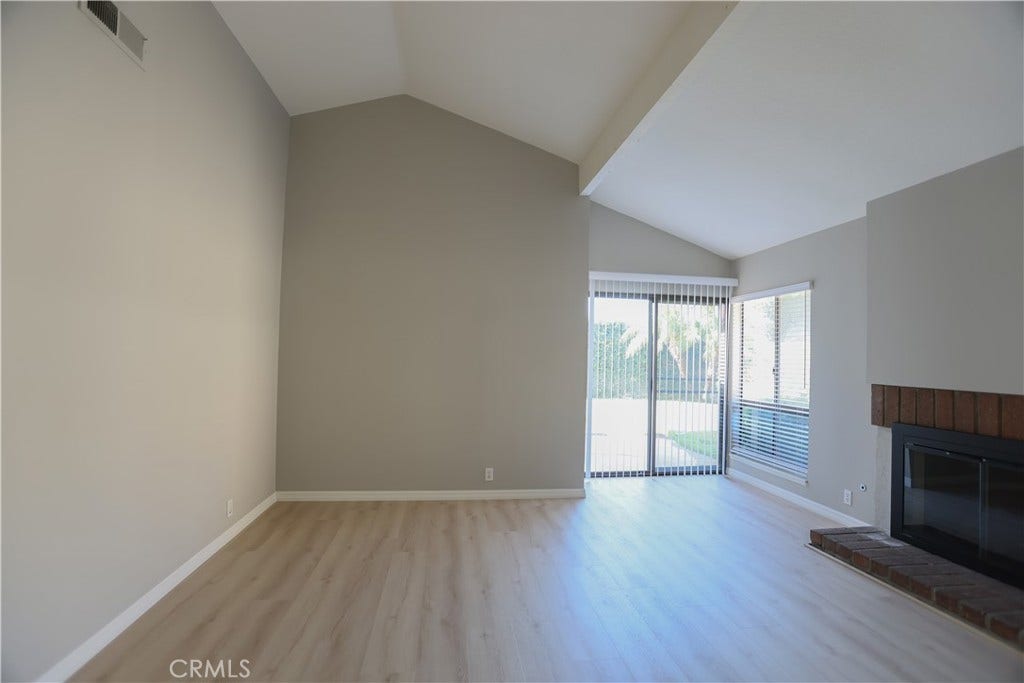 Living Room Opens to Back Yard