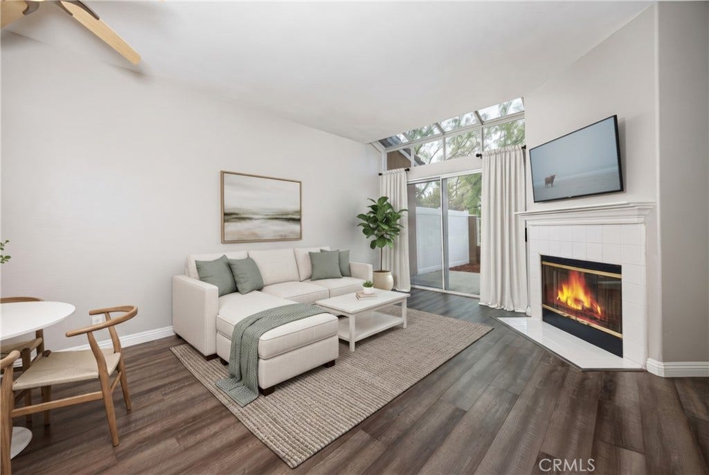 28392 Klondike Drive, Lake Forest, CA 92679 Living Room (virtually staged).