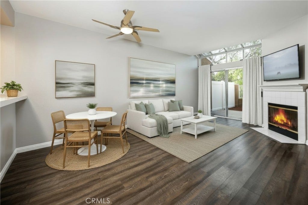 28392 Klondike Drive, Lake Forest, CA 92679 Living Room (virtually staged).