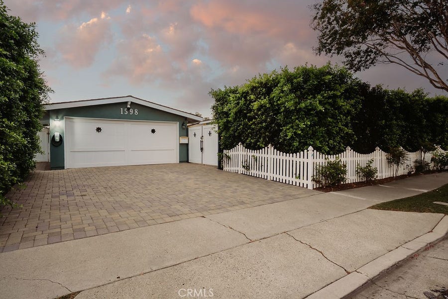 Property photo for 1598 Baker Street, Costa Mesa, CA