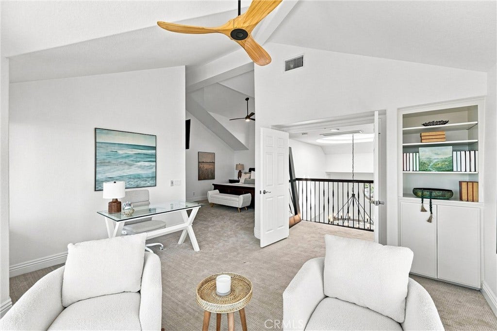 6 Cavalier, Laguna Niguel, CA 92677 Primary Retreat Sitting Area Looking Back Toward the Bedroom