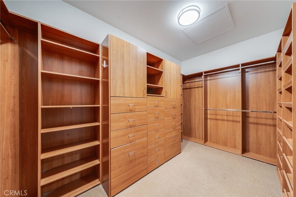 2 Avenida Cristal, San Clemente, CA 92673 Primary closet has custom built ins