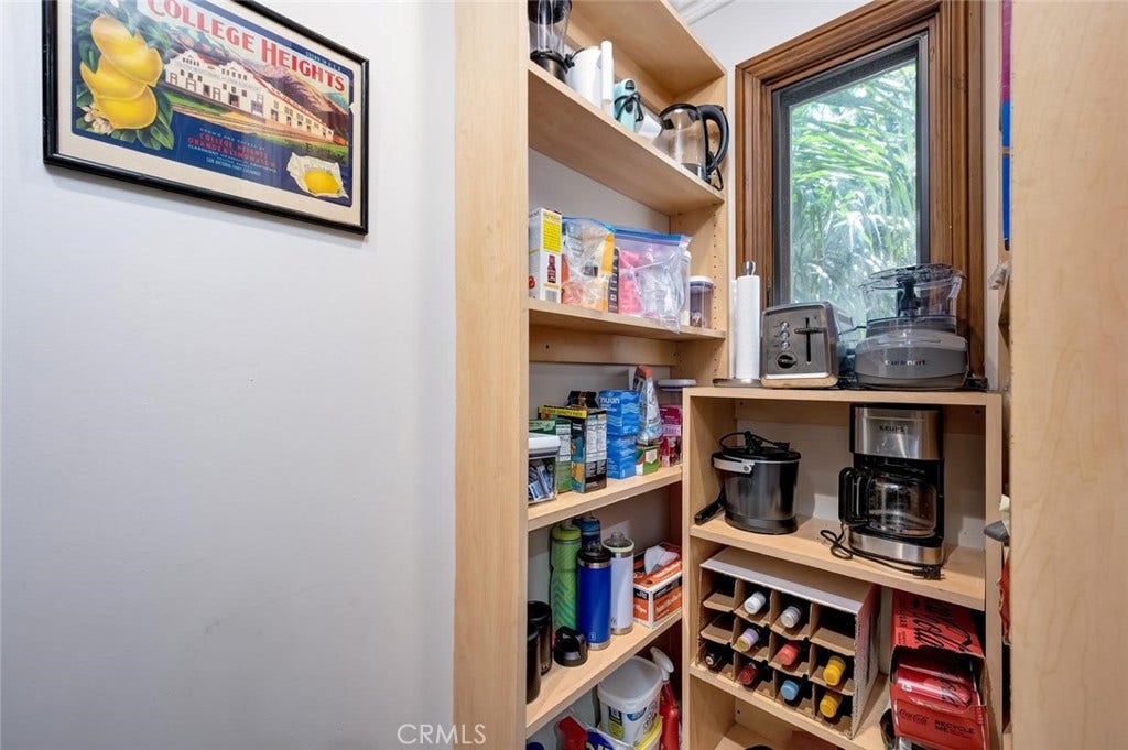 1520 N El Camino Real, #26, San Clemente, CA 92672 Walk-in pantry adjacent the kitchen and laundry area