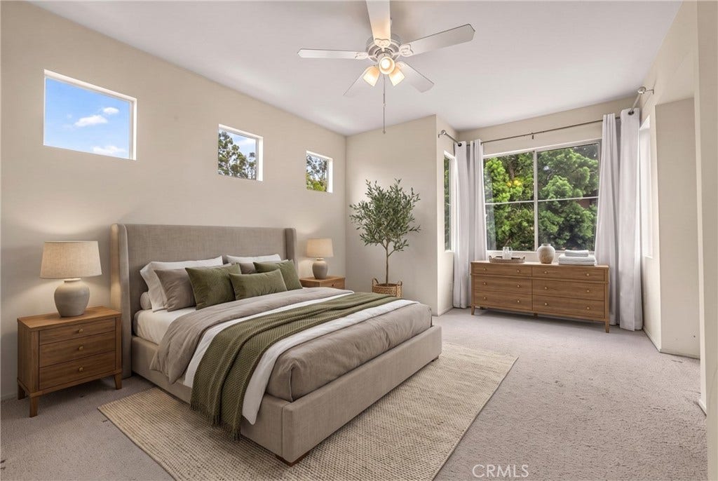 24 Mission Court, Lake Forest, CA 92610 Primary Suite (virtually staged).