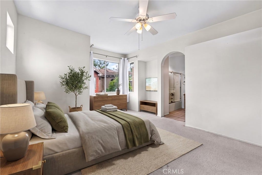 24 Mission Court, Lake Forest, CA 92610 Primary Suite (virtually staged).