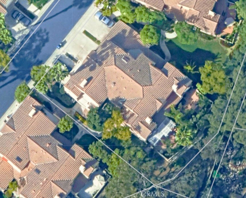 55 Fleurance, Laguna Niguel, CA 92677 Aerial view of the lot