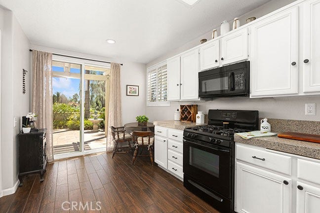 55 Fleurance, Laguna Niguel, CA 92677 Kitchen with plenty of cabinet space, a large pantry, with room for a coffee bar and a breakfast nook