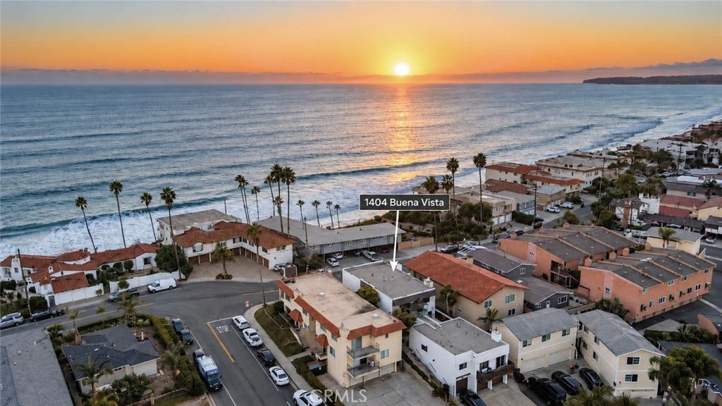 1404 Buena Vista, #1, San Clemente, CA 92672 Aerial View - Backside of Property