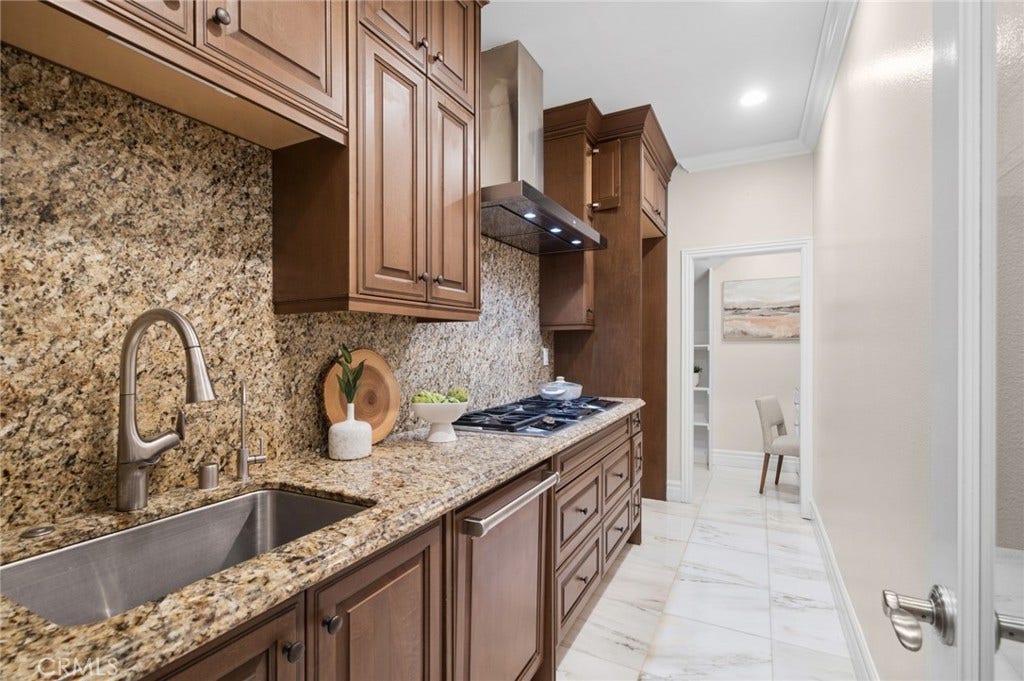 Prep Kitchen with Walk In Pantry