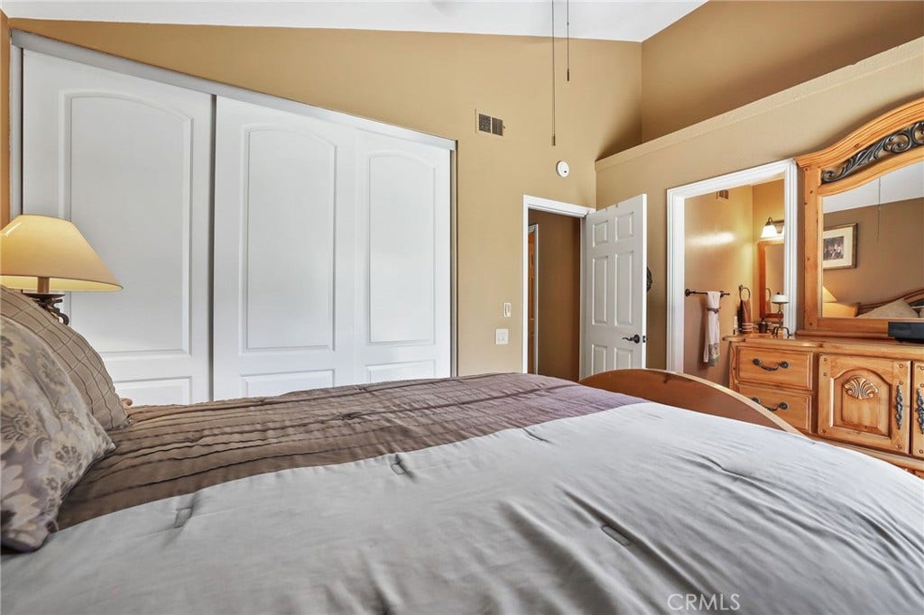 27531 Genil, Mission Viejo, CA 92691 Master bedroom with custom 5 panel closet doors