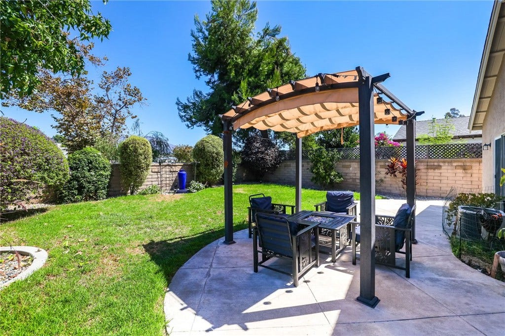 27531 Genil, Mission Viejo, CA 92691 Large backyard with custom Pergola & firepit