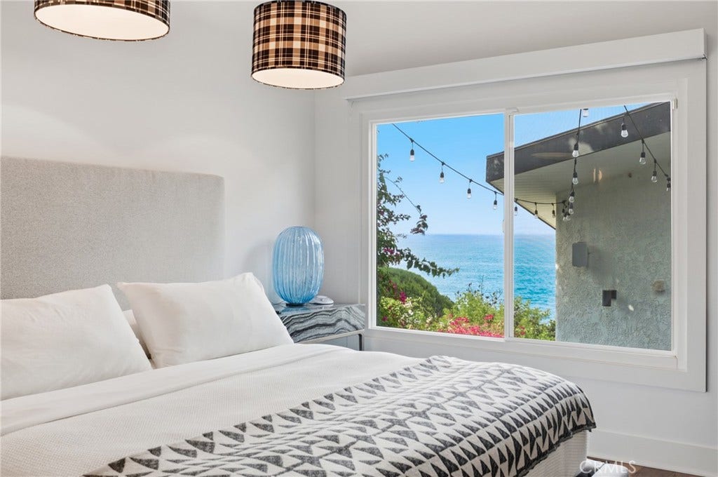 Secondary bedroom 3 with ocean views.