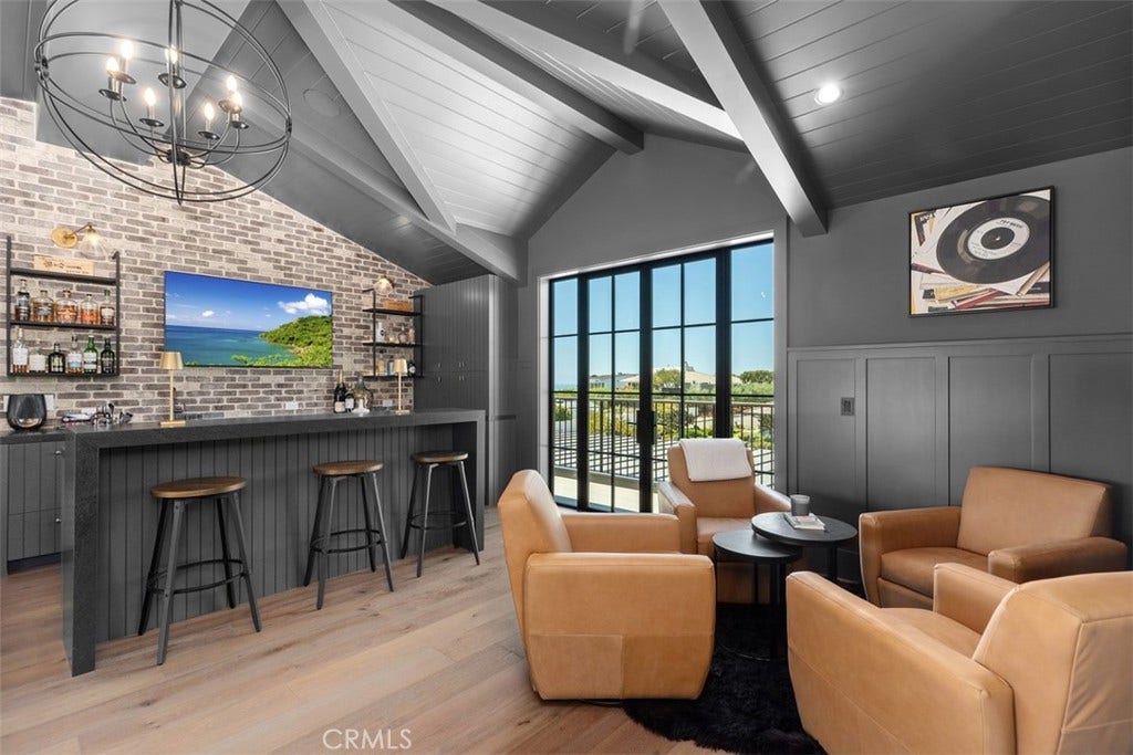 1030 Sandcastle Drive, Corona Del Mar, CA 92625 Bar Area + Lounge