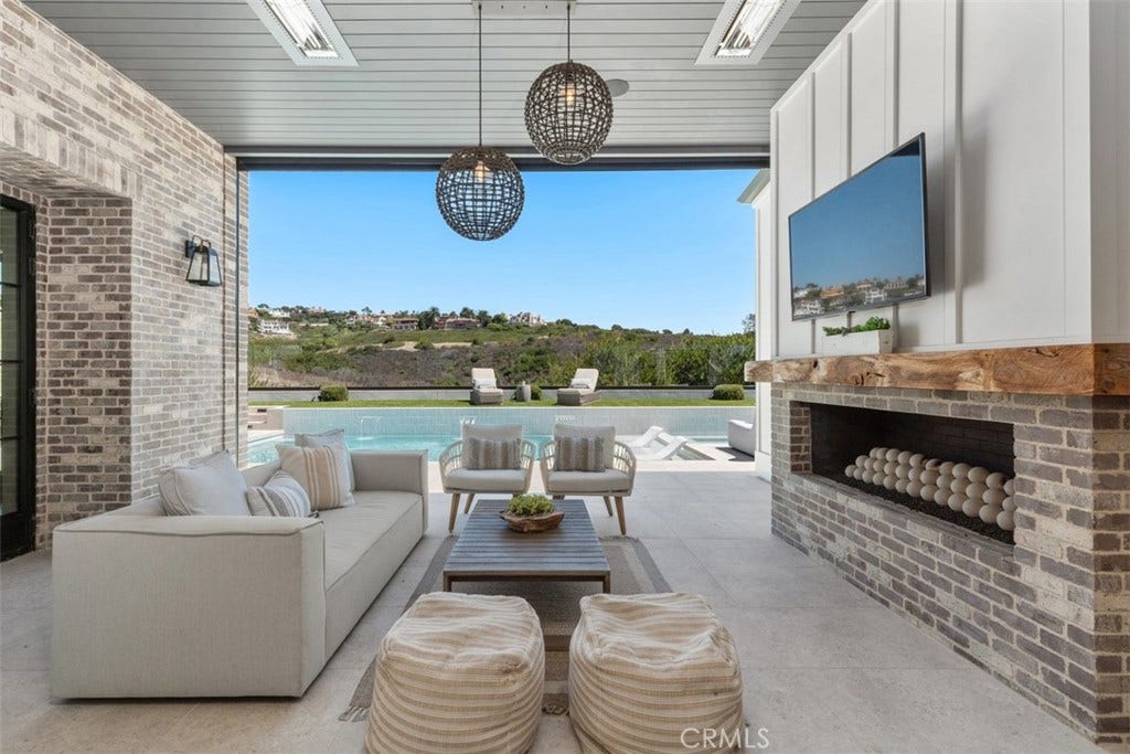 1030 Sandcastle Drive, Corona Del Mar, CA 92625 California Room + Fireplace