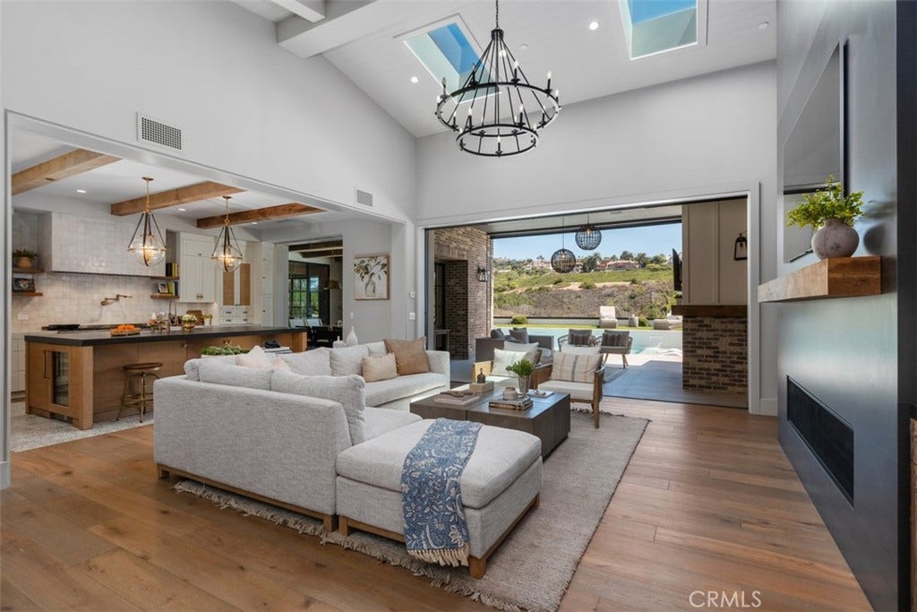 1030 Sandcastle Drive, Corona Del Mar, CA 92625 Living Room + Outdoor space