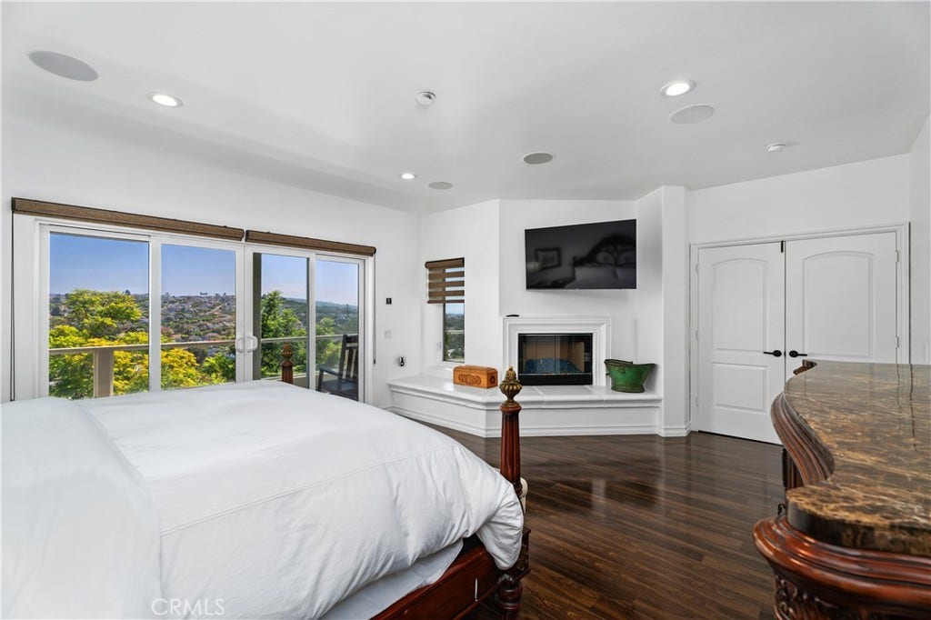 14 Marana, San Clemente, CA 92673 Primary Suite with fireplace.