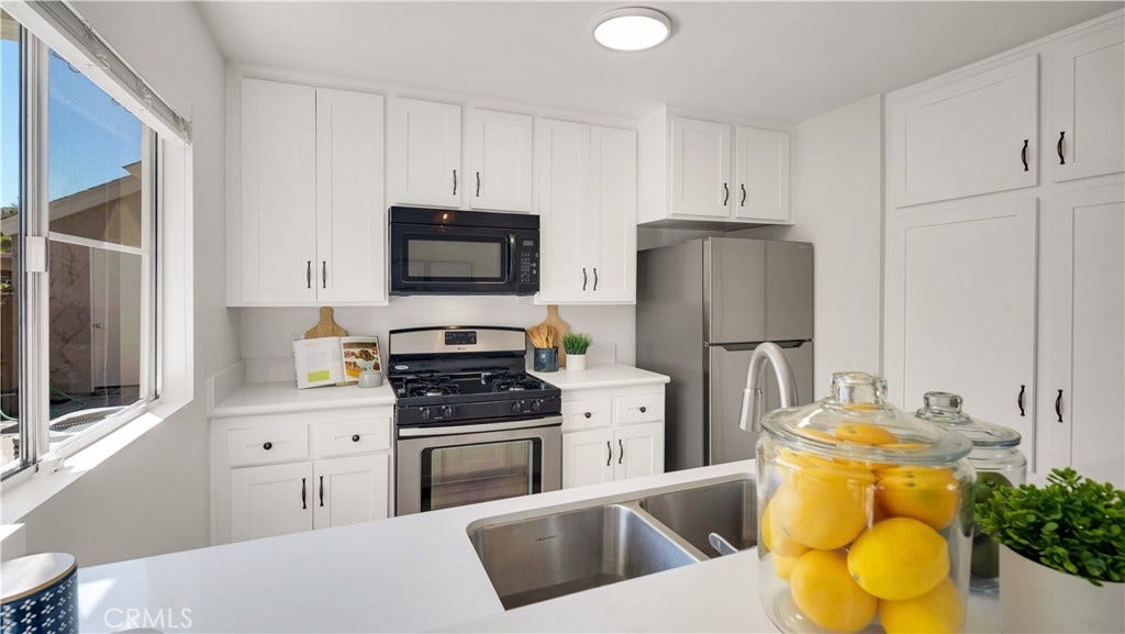 Stainless appliances and a brand new refrigerator as of 1 week ago.