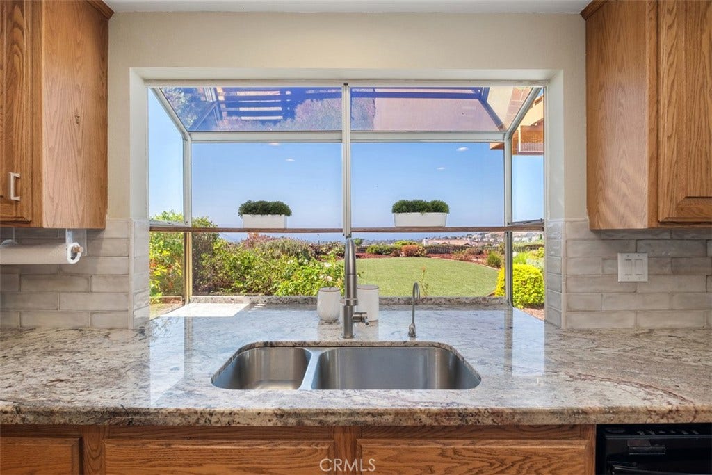 2850 Calle Esteban, San Clemente, CA 92673 Ocean view from kitchen
