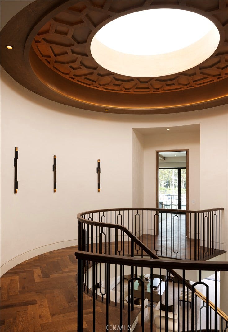 Lutron lighting to accentuate the natural light.