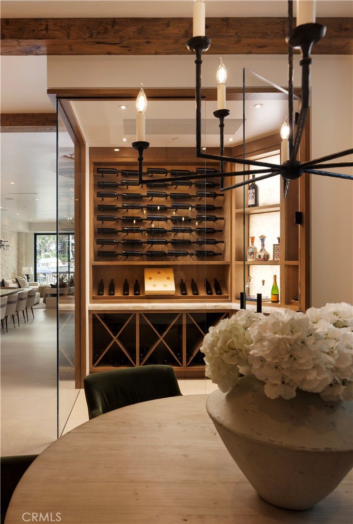 Temperature controlled wine room