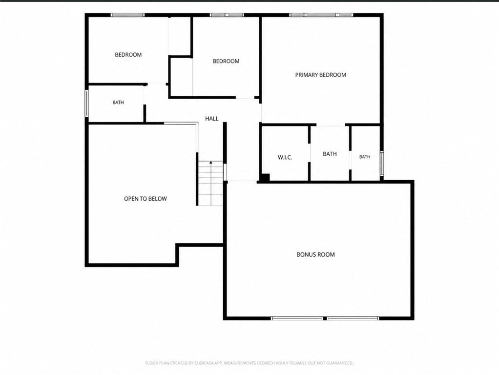 20441 Running Springs, Huntington Beach, CA 92646 Second level floor plan