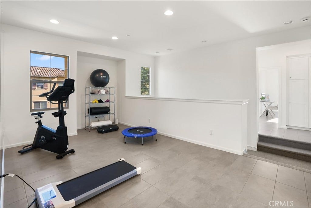 28242 Camino Del Rio, San Juan Capistrano, CA 92675 Additional view of the versatile upstairs loft, offering generous space for a home gym, media room, office, or secondary living area.